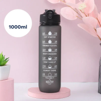 1000ml Sports Kettle Multi Colors Food Grade Plastic Water Bottle