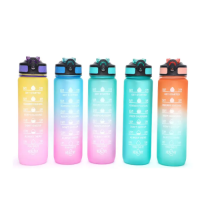 1000ml Sports Kettle Multi Colors Food Grade Plastic Water Bottle
