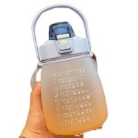 Plastic Kids Water Bottle For Student With Phone Holder Outdoor Belly Water Bottle Tumbler Water Bottle